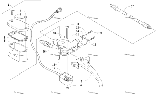 Hydraulic Brake Control Assembly