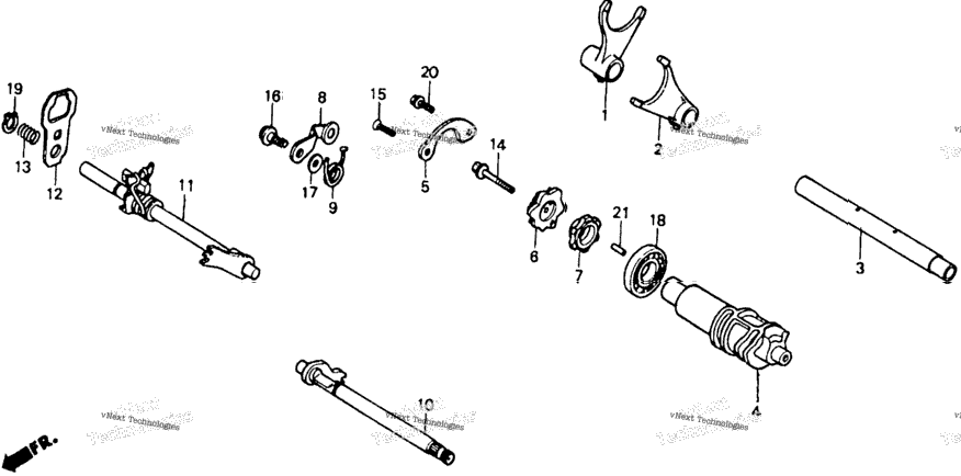 Gearshift Drum