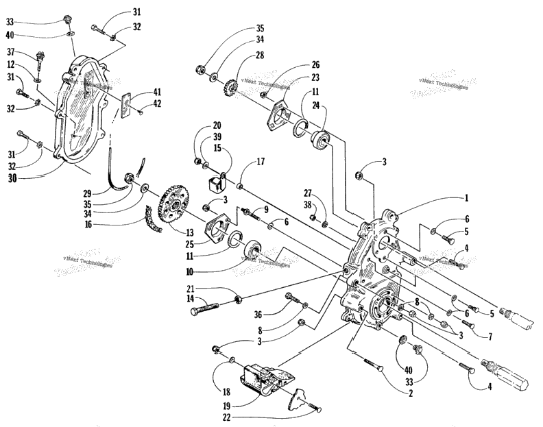 Drive/Dropcase Assembly
