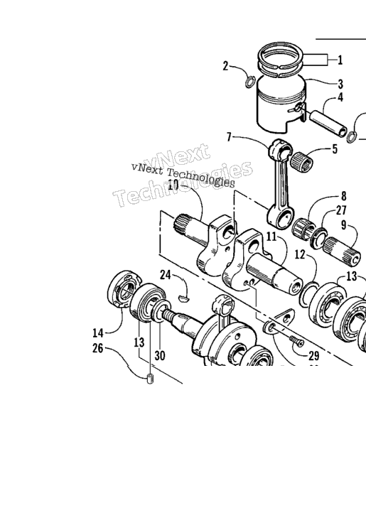 Piston And Crankshaft