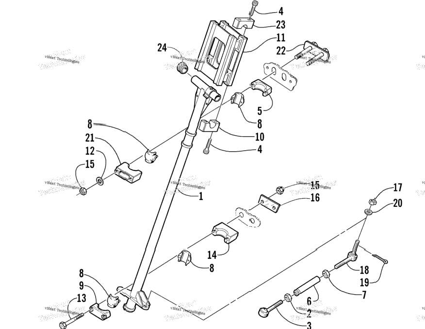 Steering Post Assembly