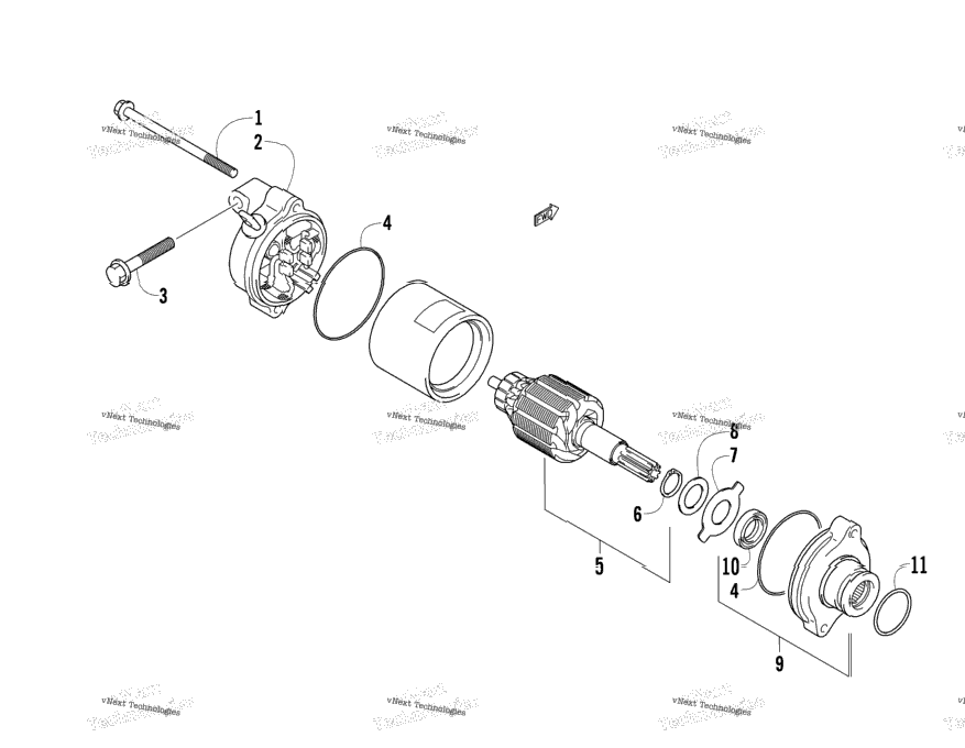Starter Motor Assembly