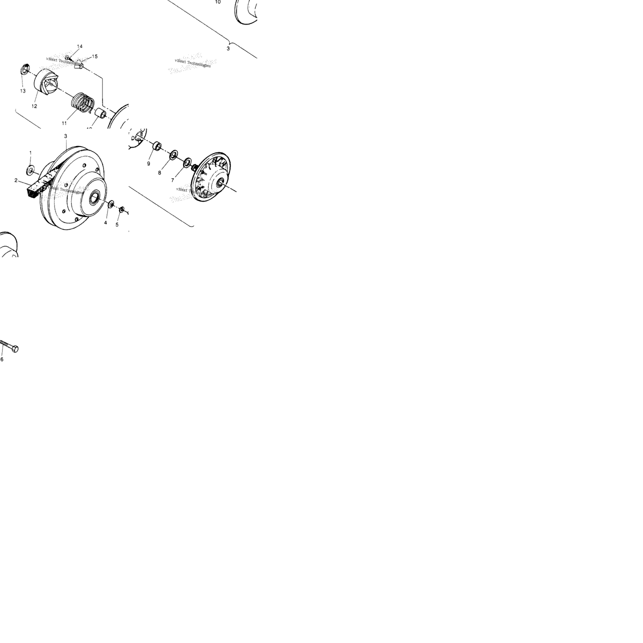 Driven Clutch Assembly Trail Blazer
