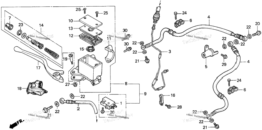 Front Brake Master Cylinder