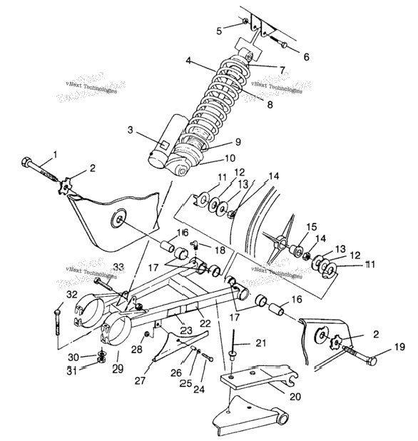 Swing Arm/Shock Mounting Scrambler
