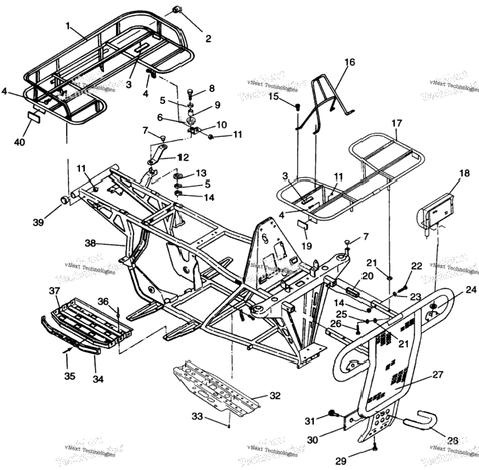 Bumper/Rack Mounting Sportsman 4X4