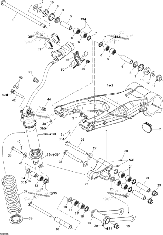 Rear Suspension Xmx