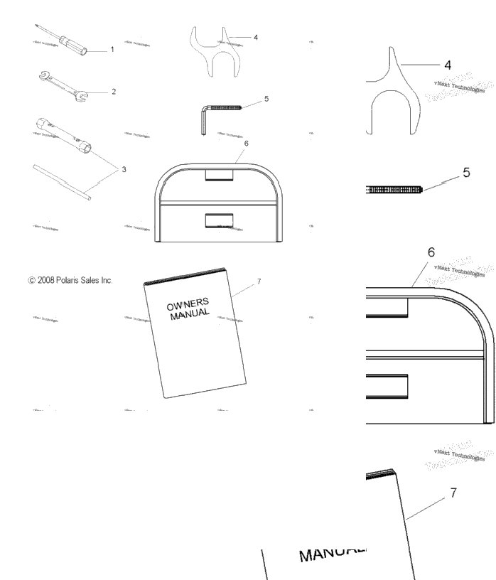 Tools, Tool Kit & Owners Manual
