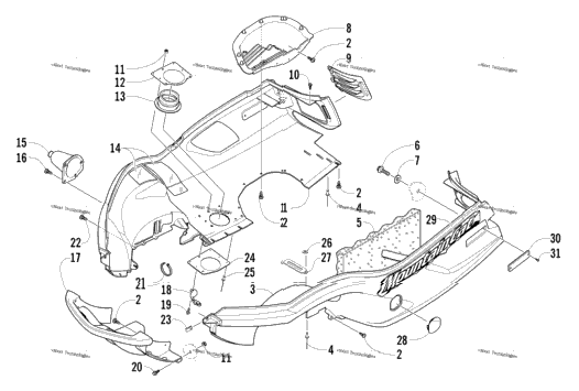 Belly Pan And Front Bumper Assembly
