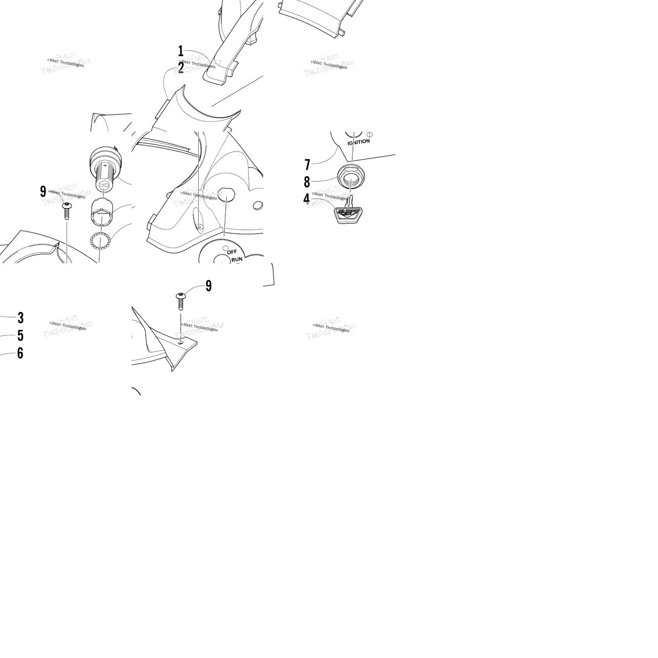 Console And Switch Assembly