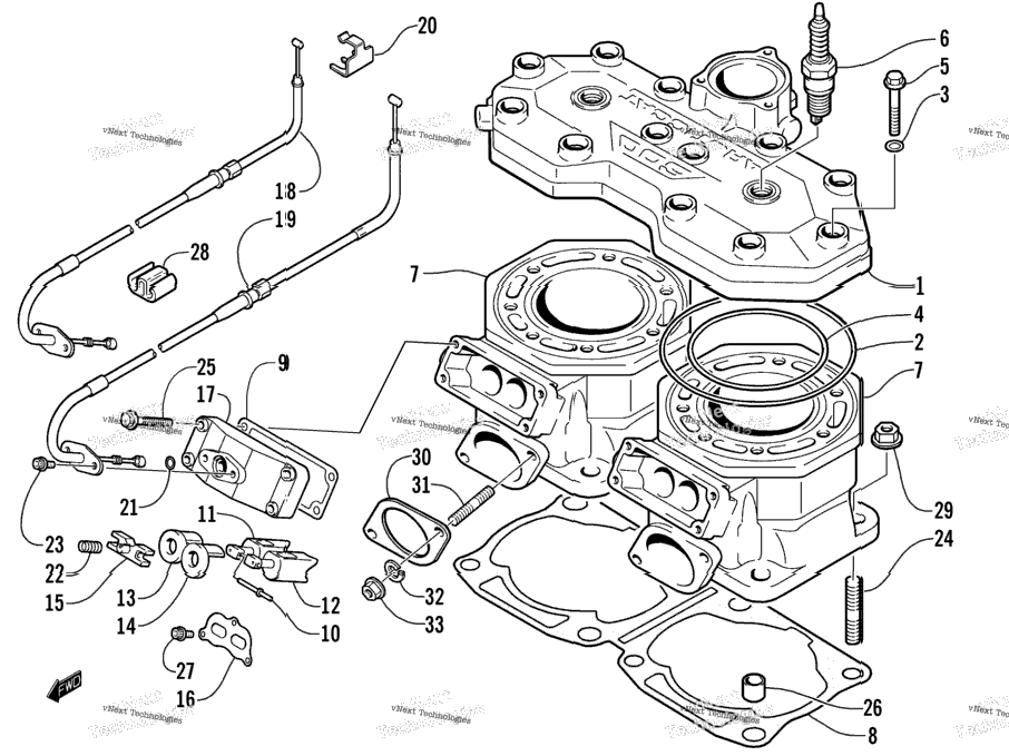 Cylinder And Head Assembly