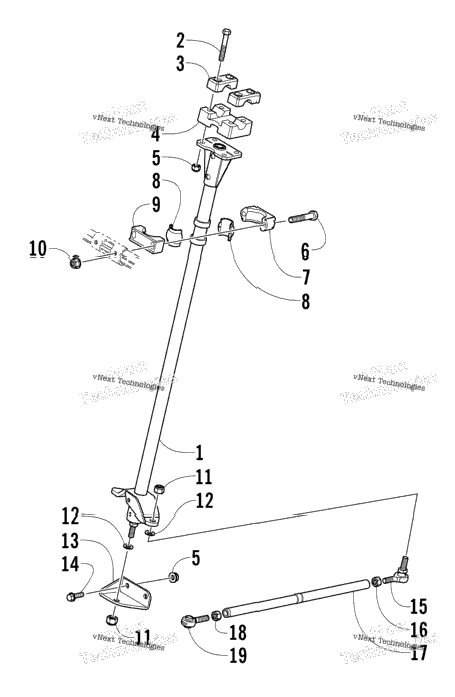 Steering Post Assembly