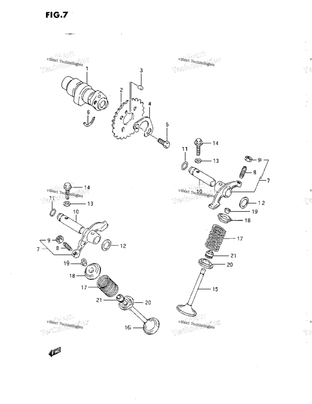 Cam Shaft-Valve