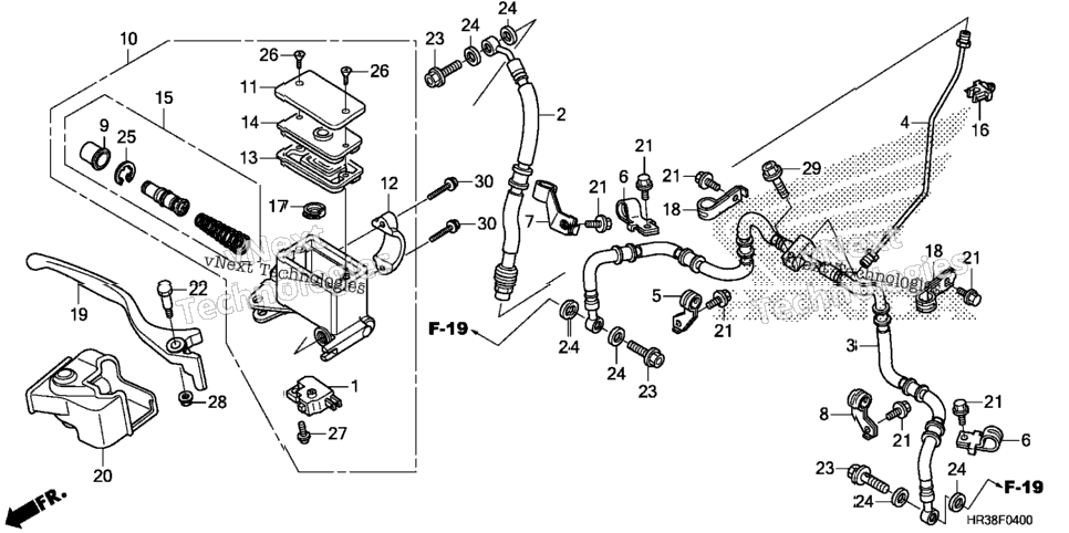 Front Brake Master Cylinder