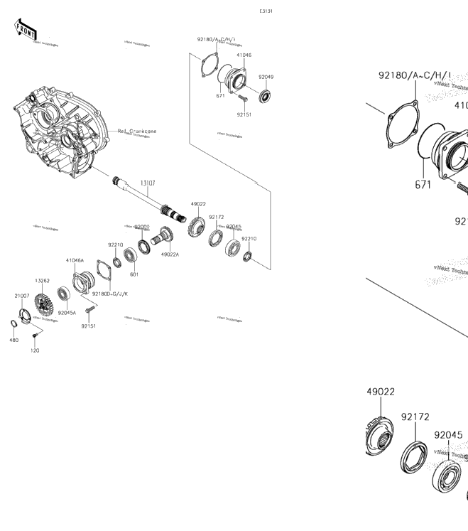 Front Bevel Gear