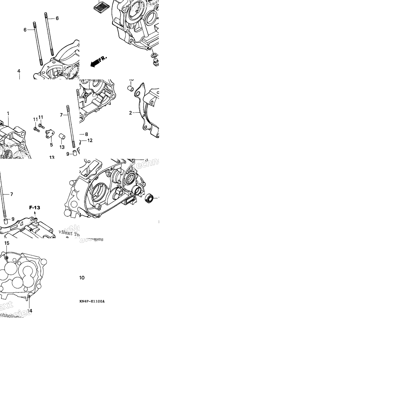 Crankcase (Crf100f)