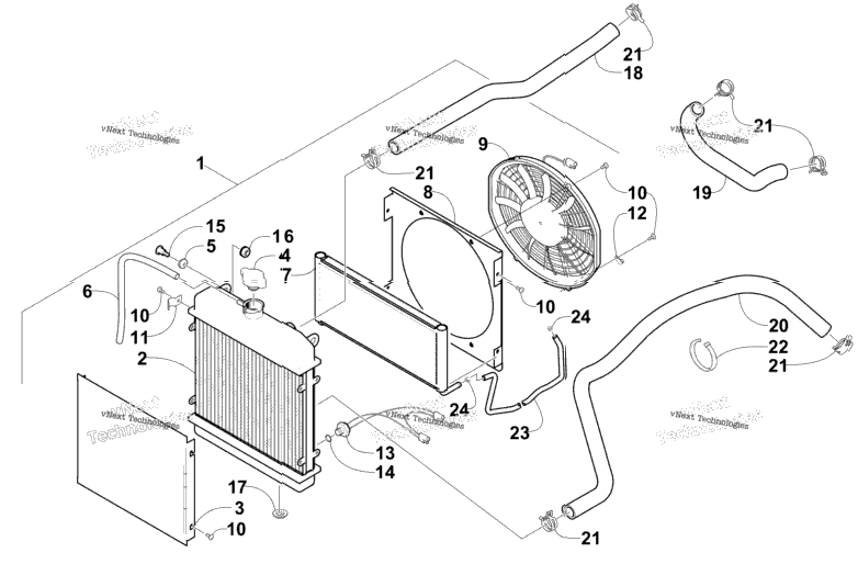 Cooling Assembly (Up To Vin: 4Uf07atv17t236134)
