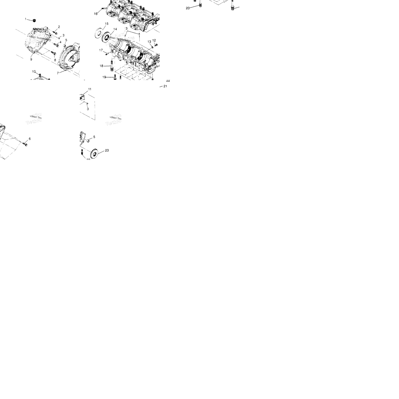 Crankcase Assembly Sl 750