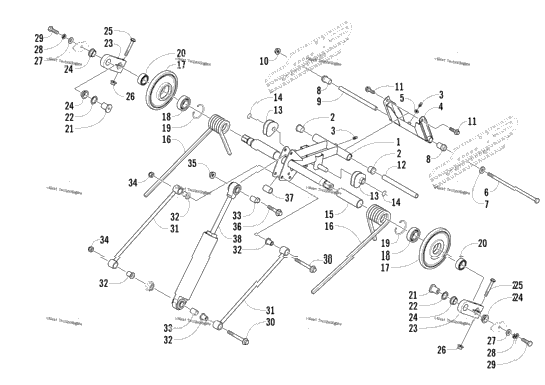 Rear Suspension Rear Arm Assembly