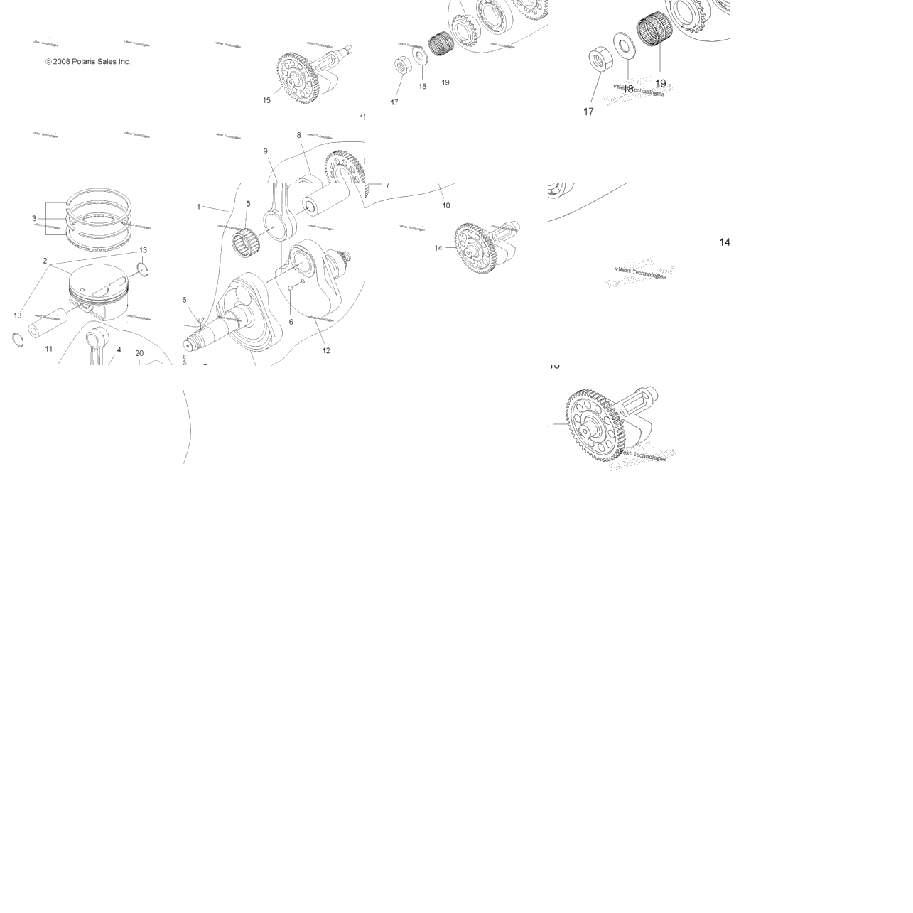 Engine, Crankshaft & Piston