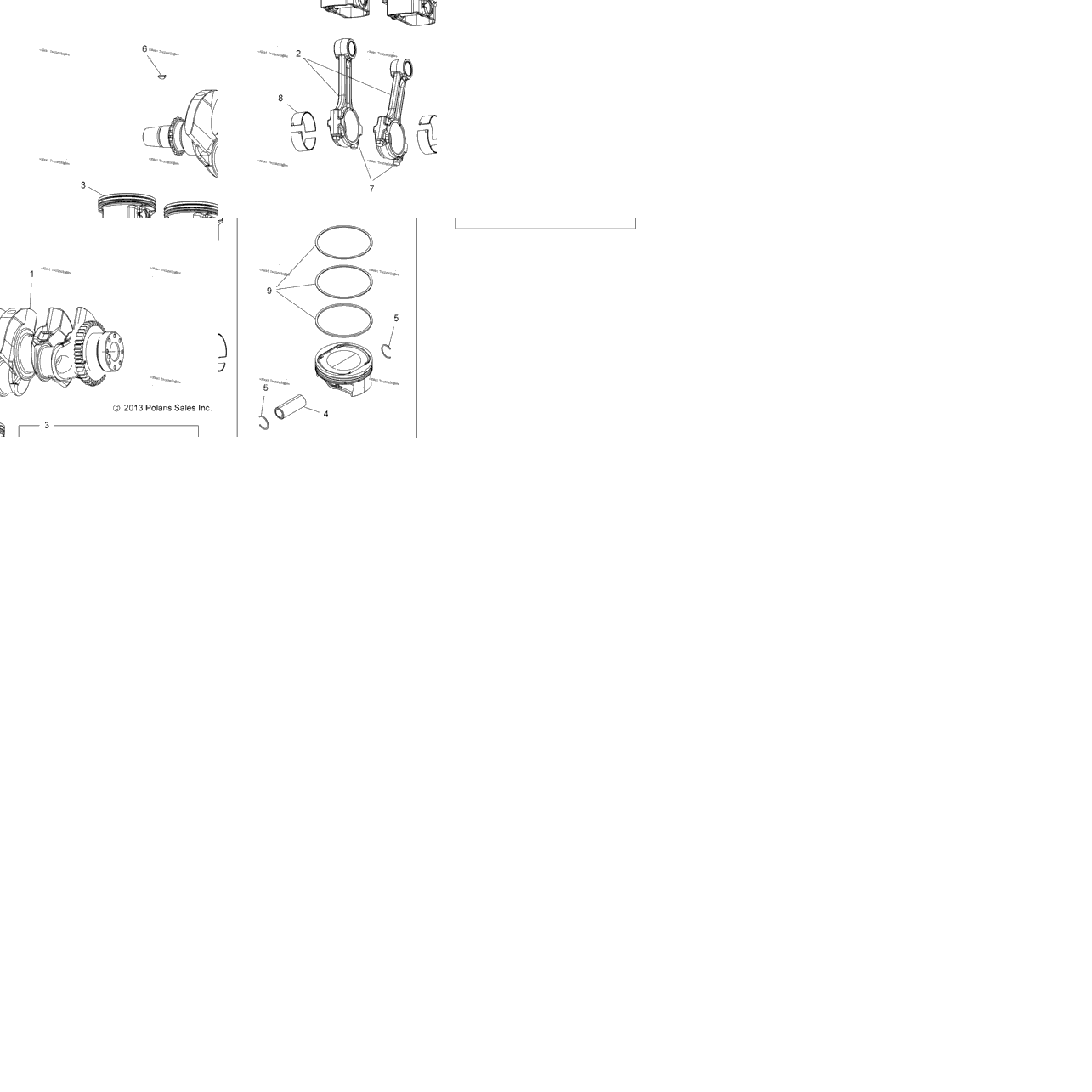Engine, Crankshaft & Piston