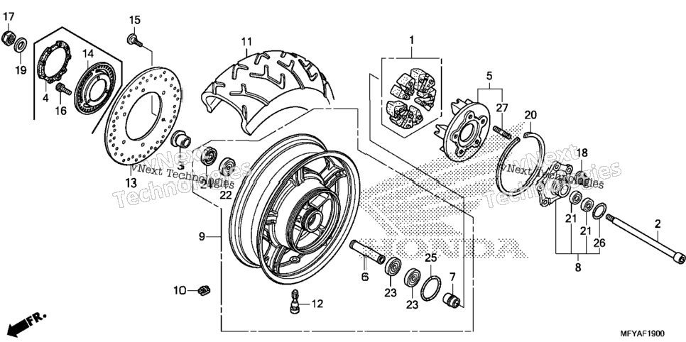 Rear Wheel
