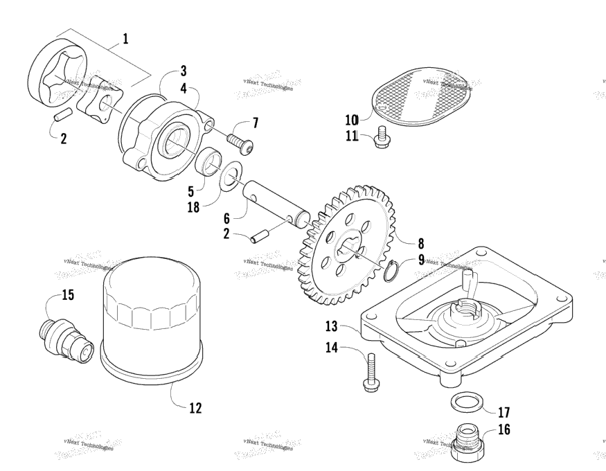 Oil Filter/Pump Assembly