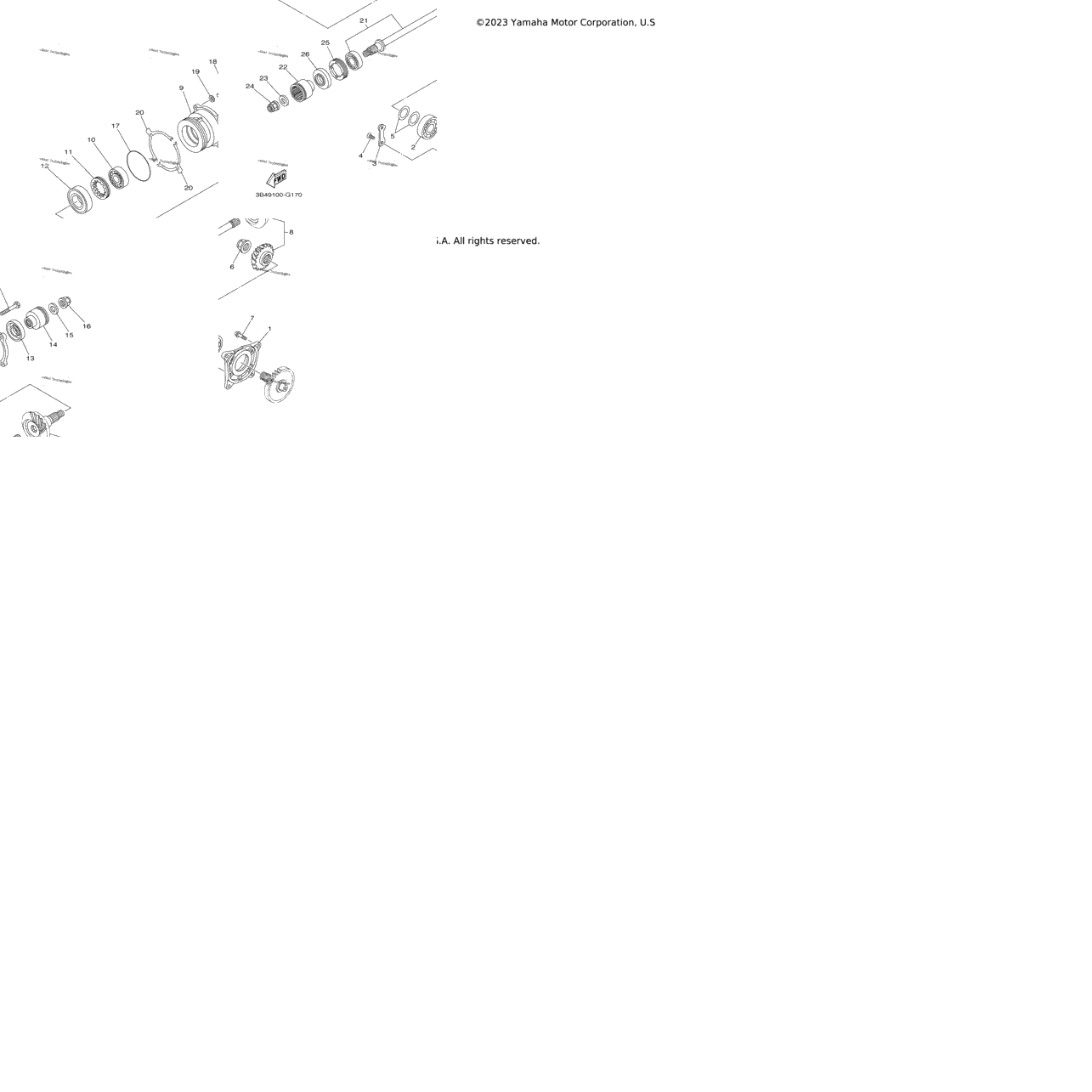 Middle Drive Gear