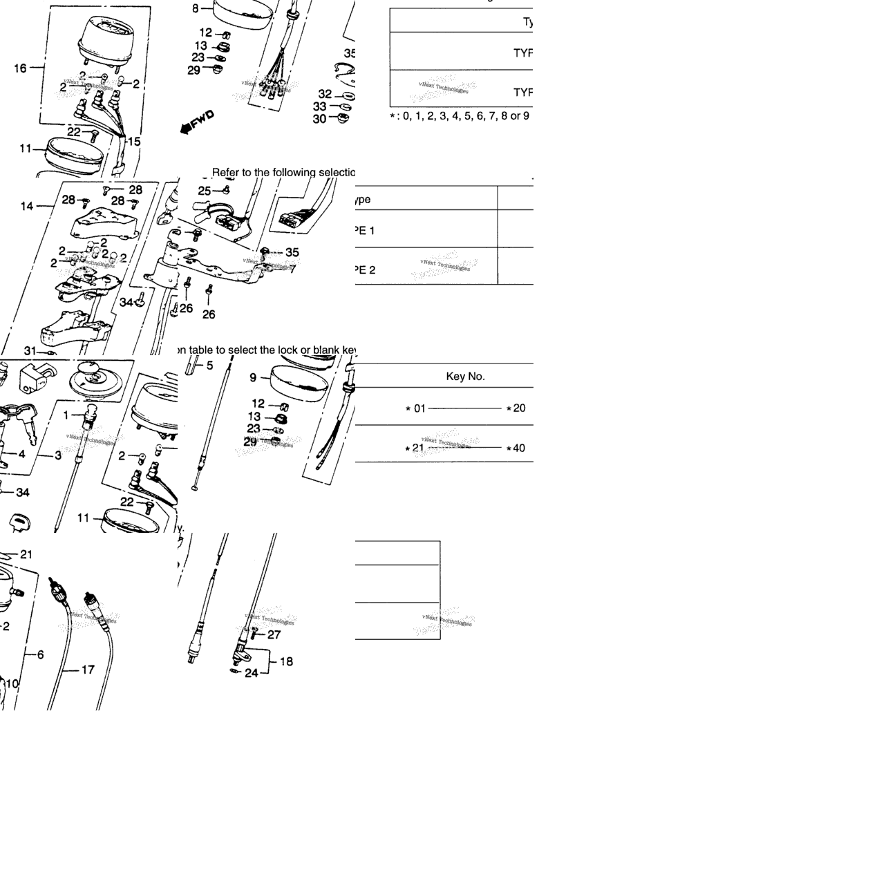 Cm450a Instrument Key Set