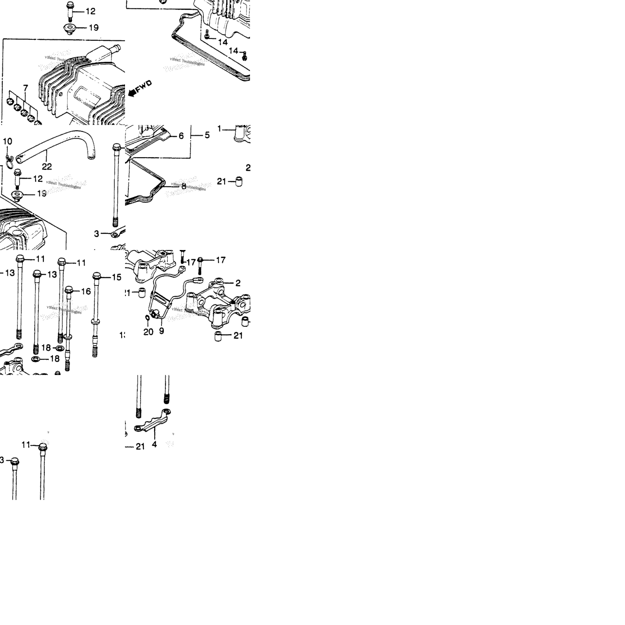 Cylinder Head Cover + Camshaft Holder