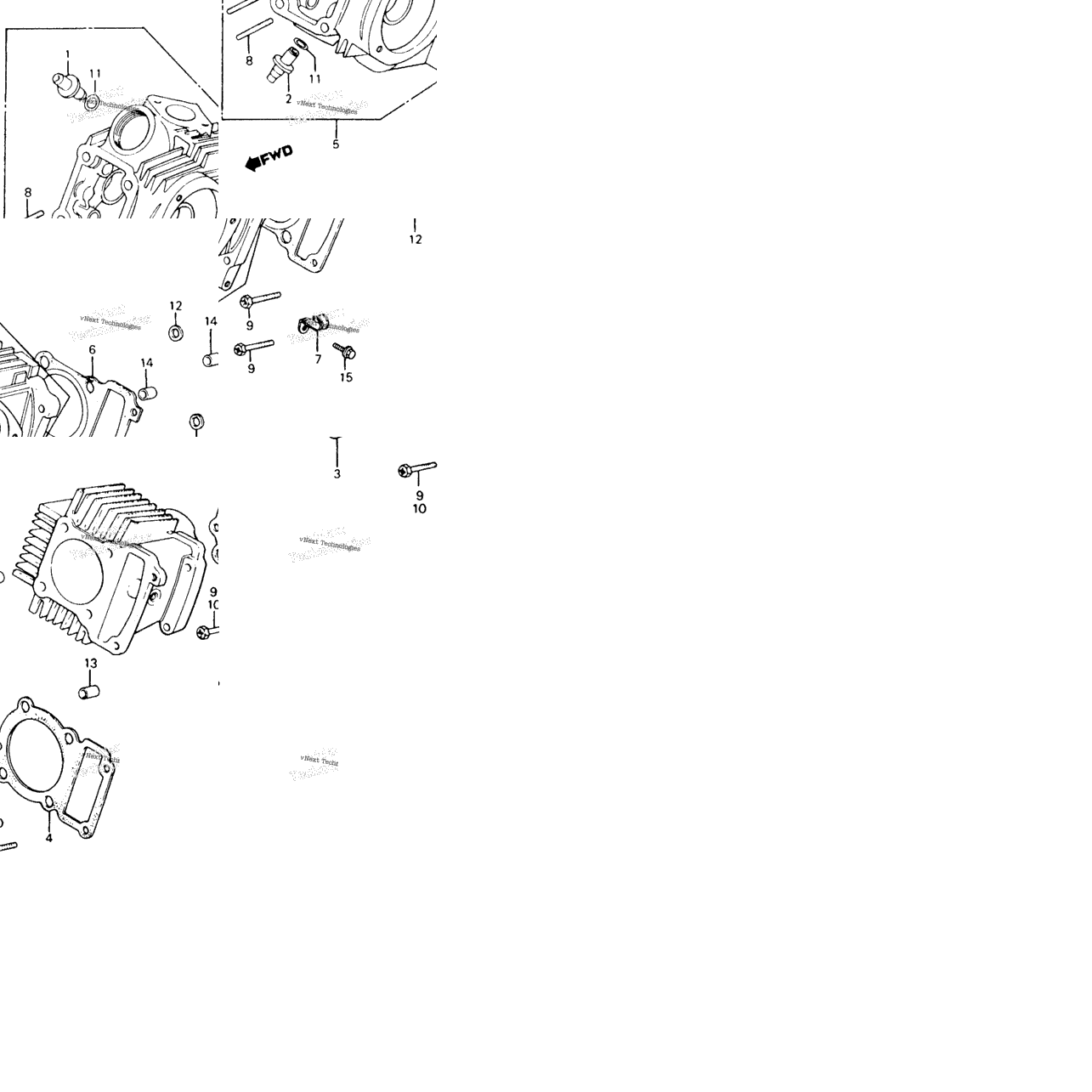 Cylinder Head + Cylinder