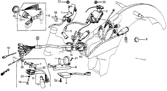 Wire Harness + Ignition Coil