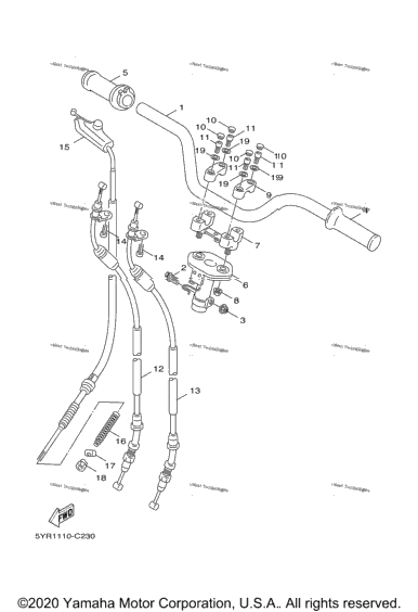 Steering Handle Cable