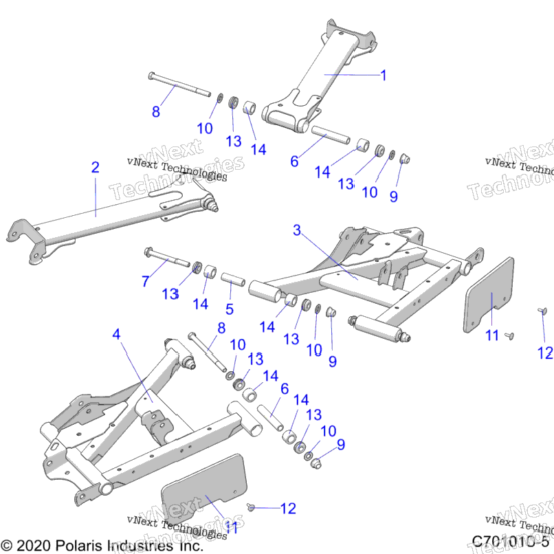 Suspension, Rear Control Arms