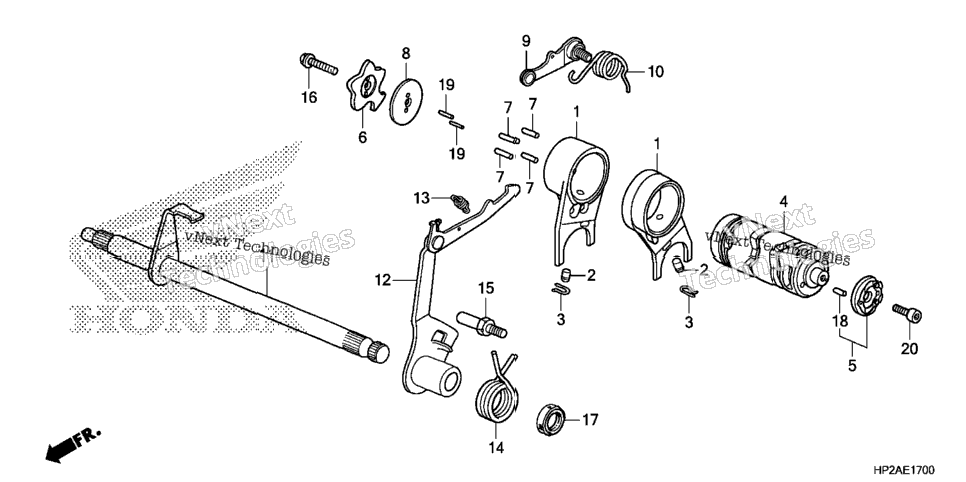 Gearshift Drum