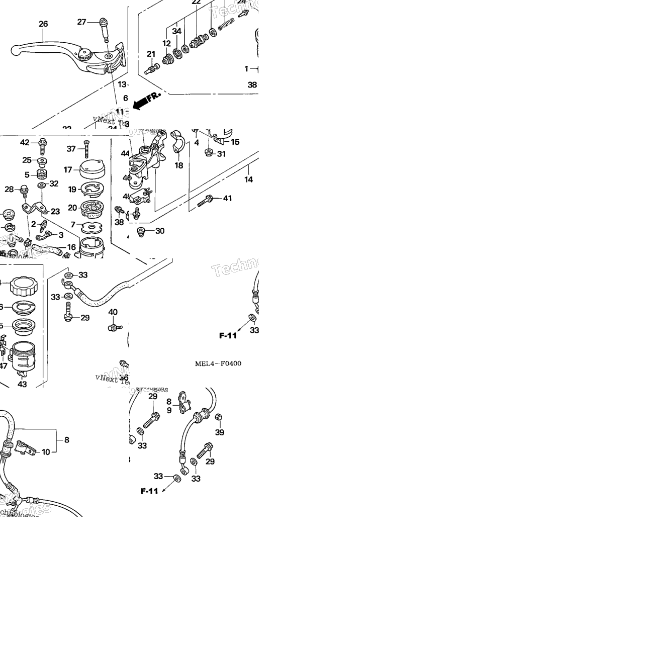 Front Brake Master Cylinder