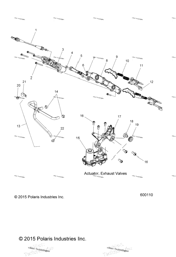 Engine, Exhaust Valve Asm. All Options