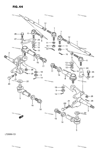 Tie Rod (Model H/J/K/L/M/N)