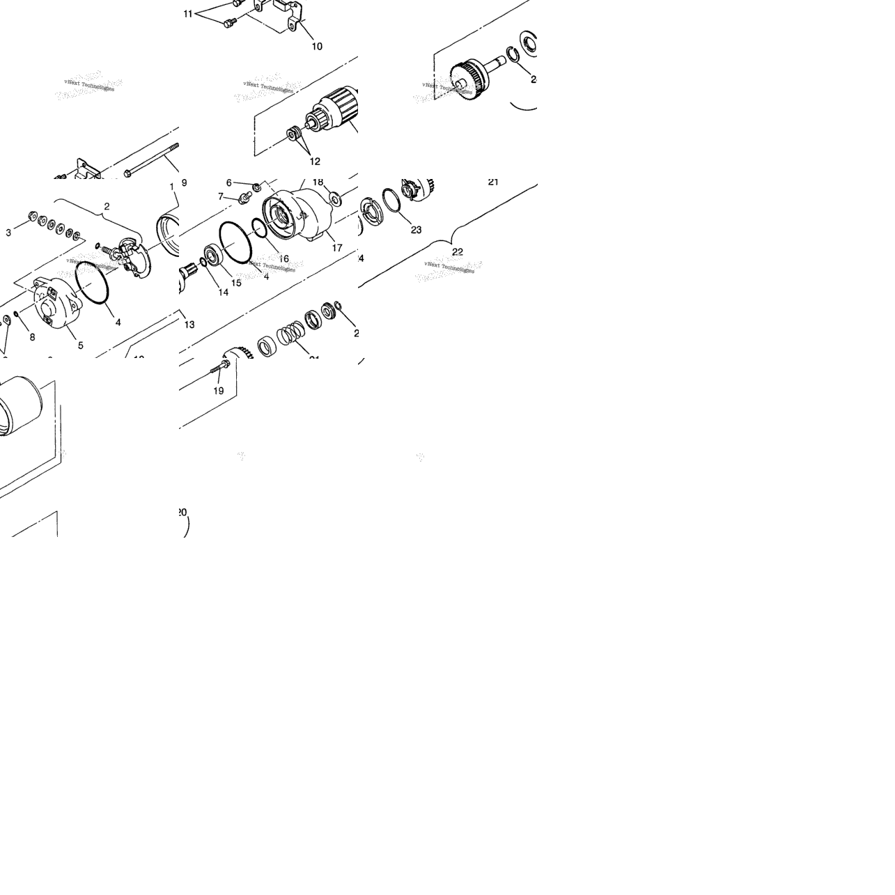 Starting Motor Xpress W97ca28c (4939603960D011)