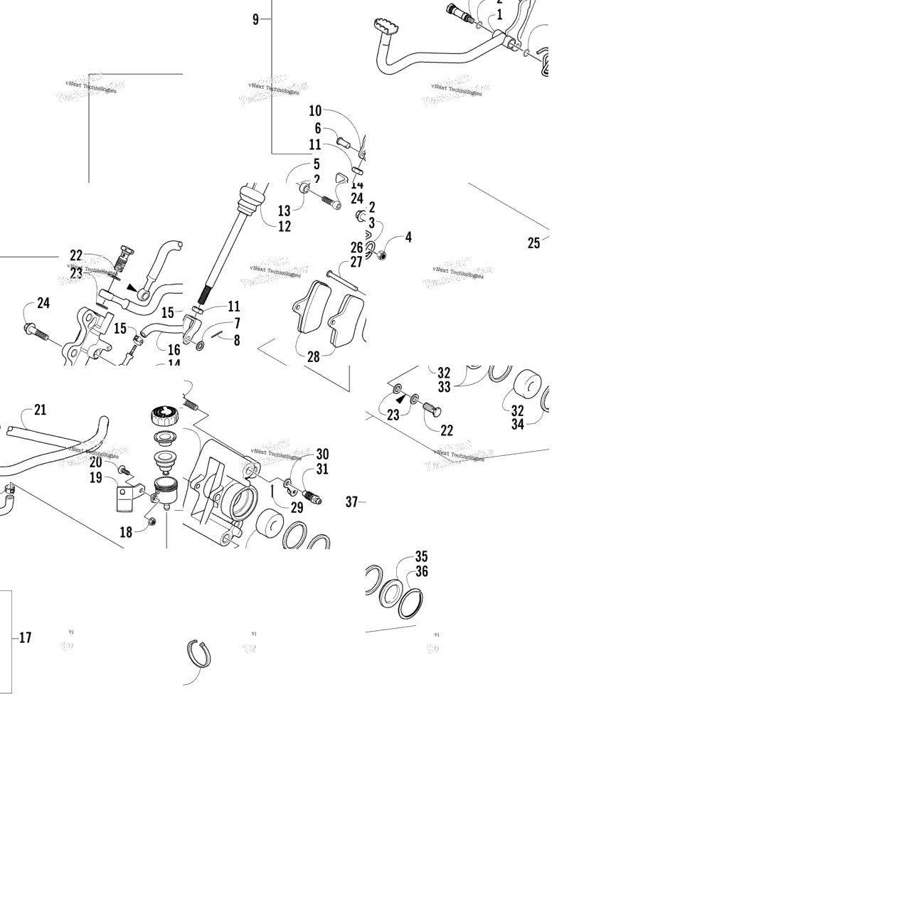 Auxiliary Brake Assembly