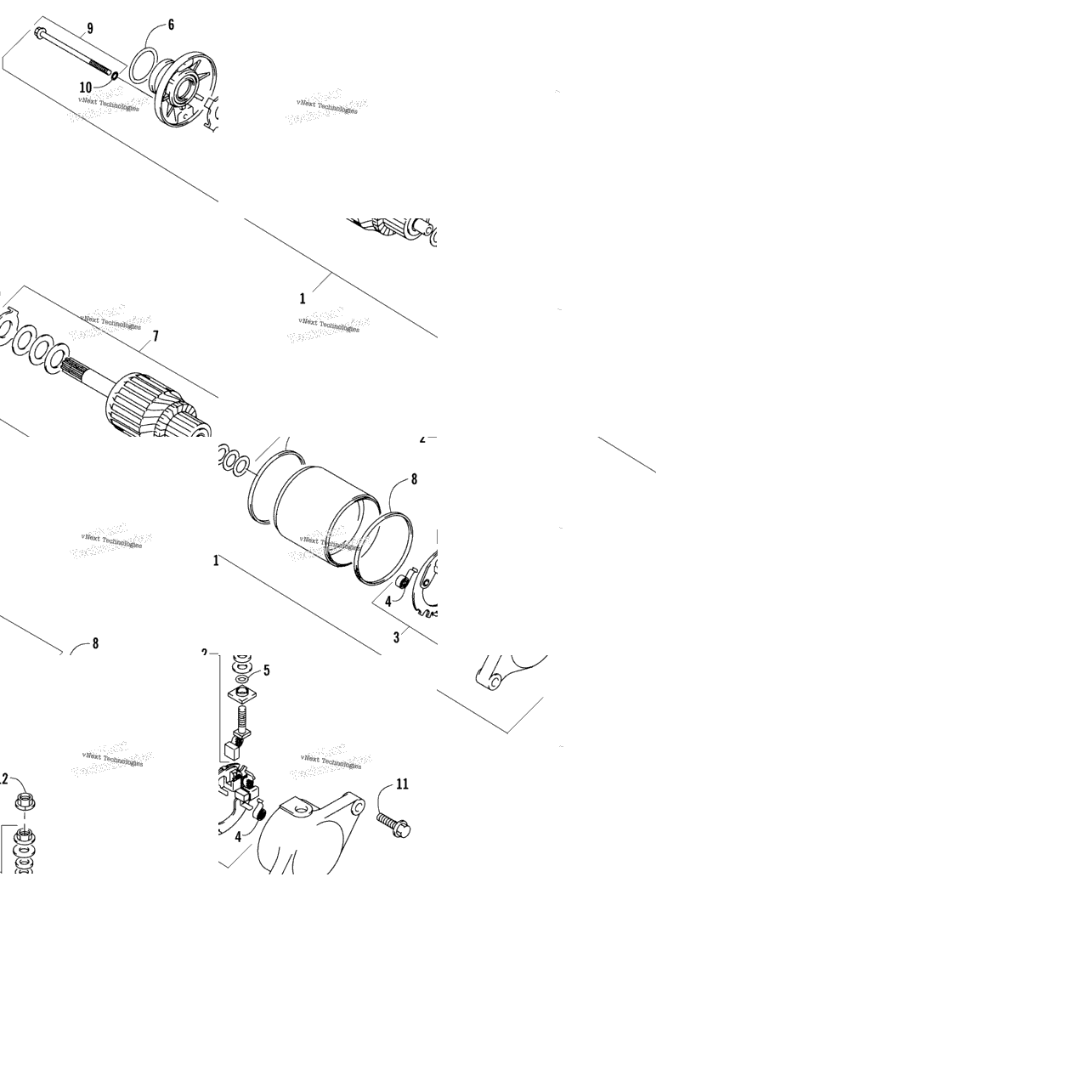 Starter Motor Assembly