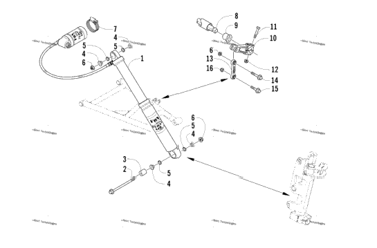 Shock Absorber And Sway Bar Assembly