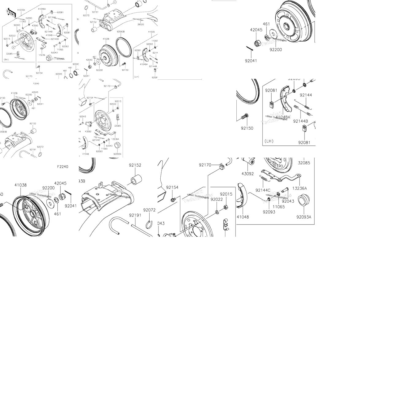 Rear Hubs/Brakes