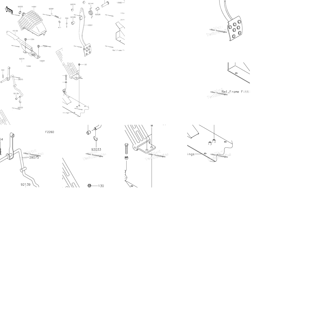 Brake Pedal/Throttle Lever