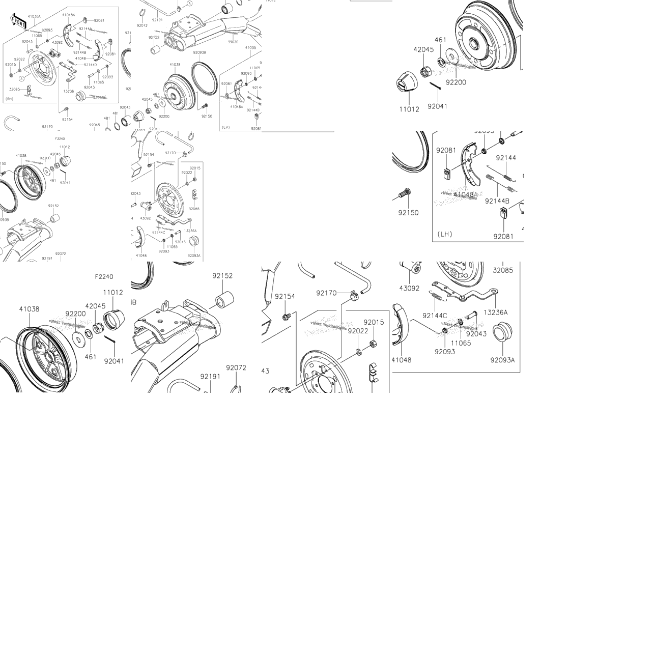 Rear Hubs/Brakes
