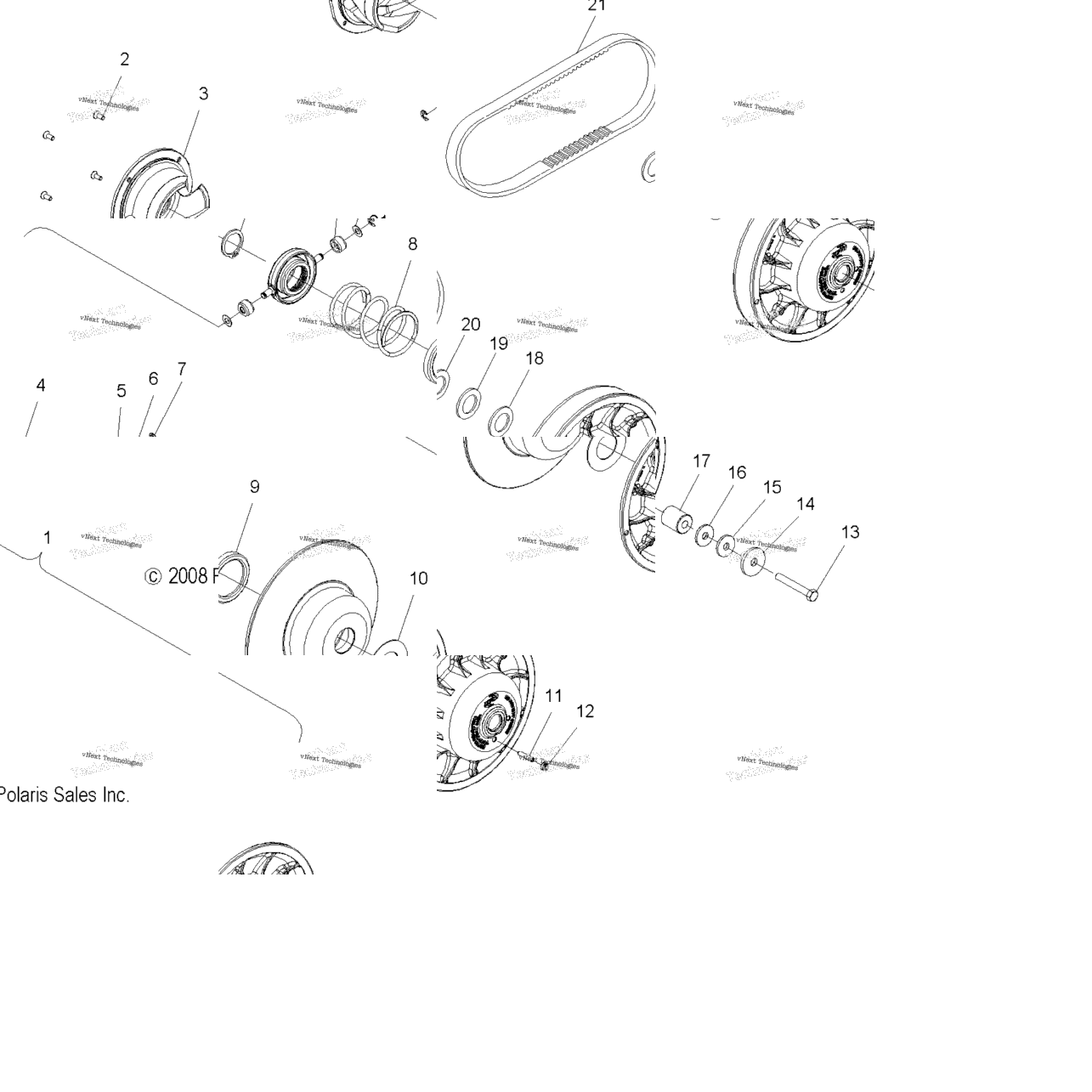 Drive Train, Clutch, Secondary