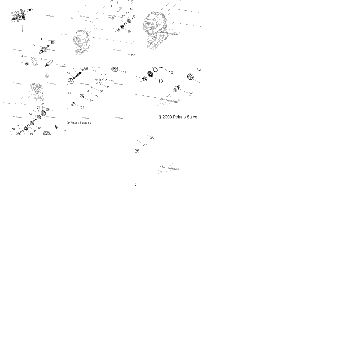 Drive Train, Main Gearcase Internals