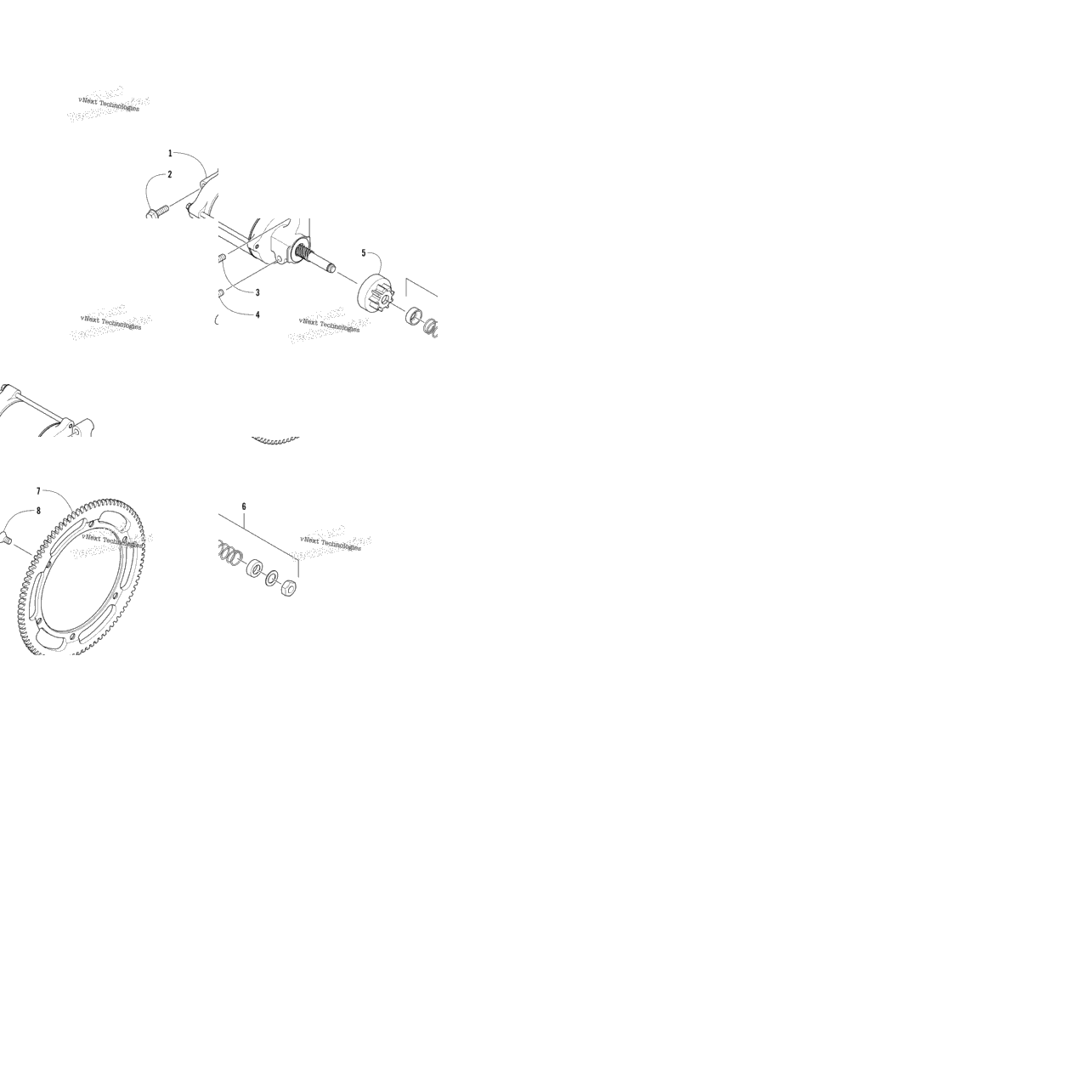 Starter Motor Assembly
