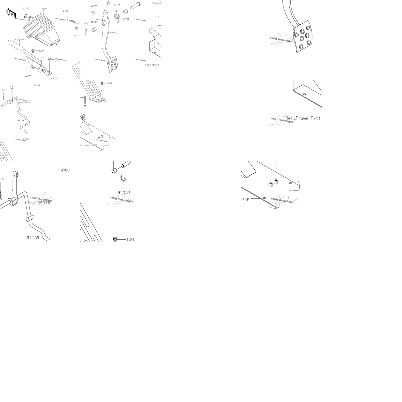 Brake Pedal/Throttle Lever