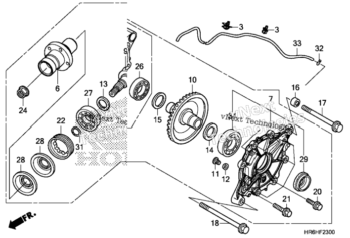 Rear Final Gear